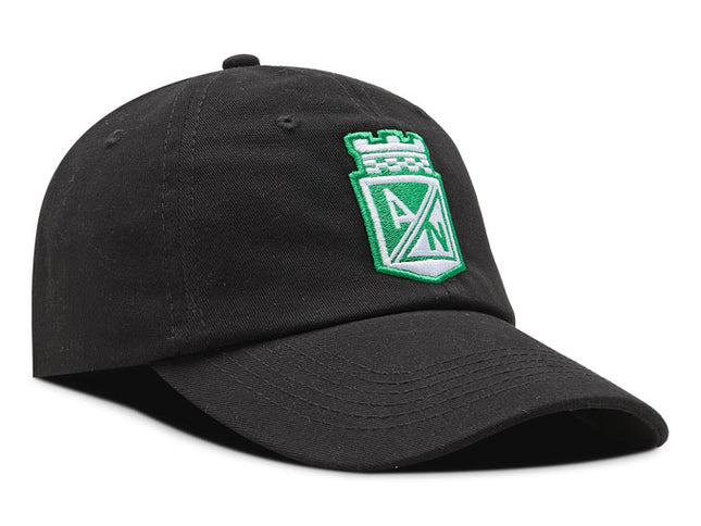 Gorra Atlético Nacional Oficial OC Caps Oto-103 negro escudo