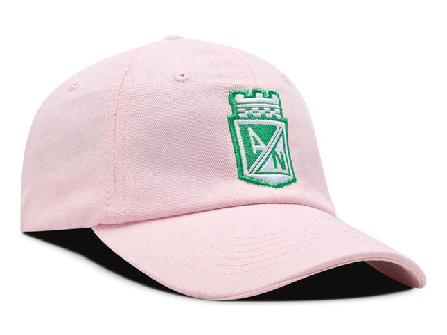 Gorra Atlético Nacional Oficial OC Caps Oto-103 rosa escudo