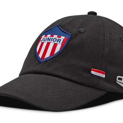 Gorra Junior FC Oficial dad cap Oc caps negra banderas