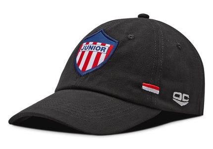 Gorra Junior FC Oficial dad cap Oc caps negra banderas