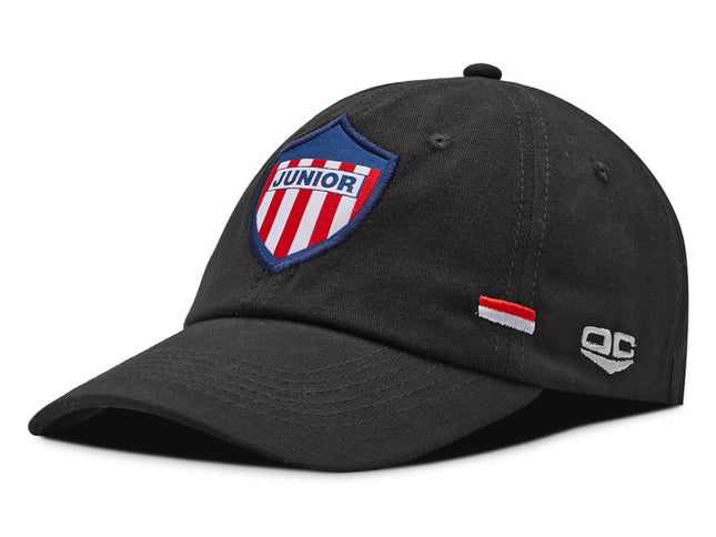 Gorra Junior FC Oficial dad cap Oc caps negra banderas