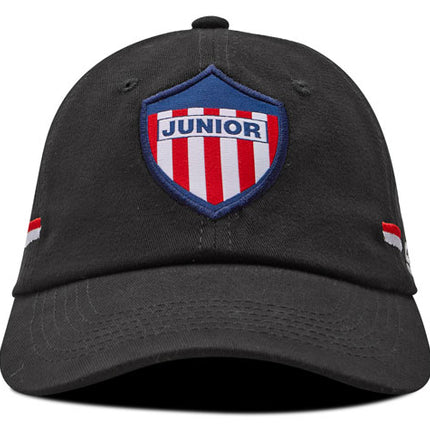 Gorra Junior FC Oficial dad cap Oc caps negra banderas