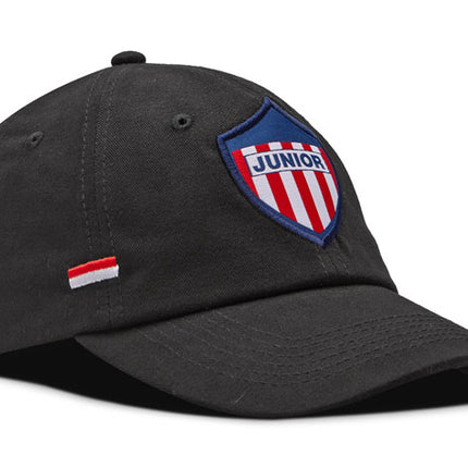 Gorra Junior FC Oficial dad cap Oc caps negra banderas
