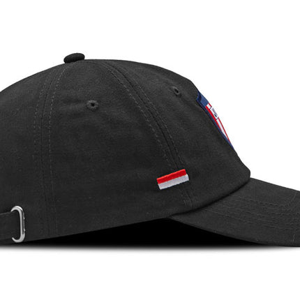 Gorra Junior FC Oficial dad cap Oc caps negra banderas