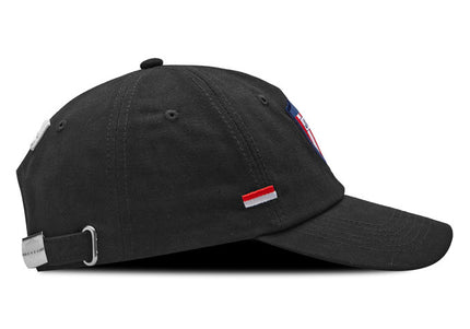 Gorra Junior FC Oficial dad cap Oc caps negra banderas