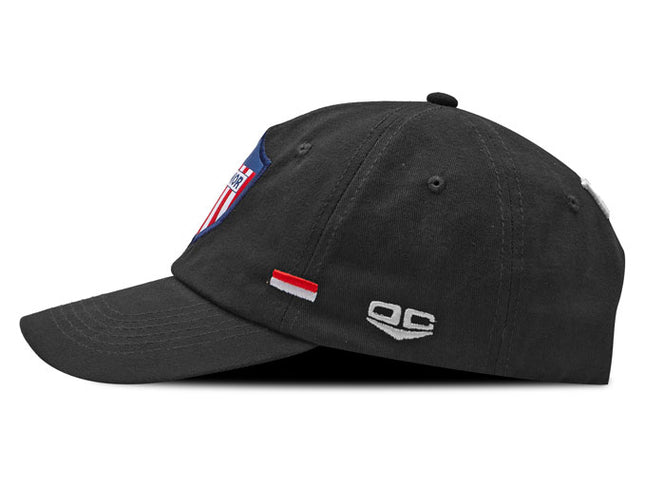 Gorra Junior FC Oficial dad cap Oc caps negra banderas