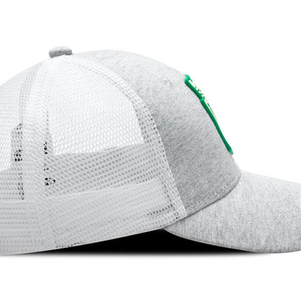 Gorra Atlético Nacional Oficial de Malla escudo Gris/Blanco