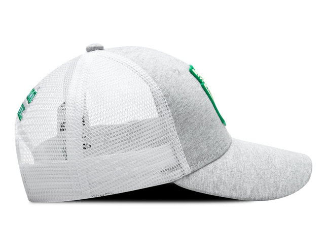 Gorra Atlético Nacional Oficial de Malla escudo Gris/Blanco