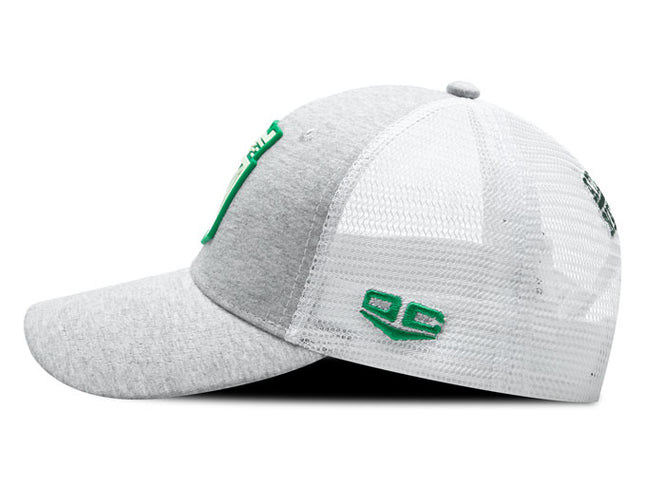Gorra Atlético Nacional Oficial de Malla escudo Gris/Blanco