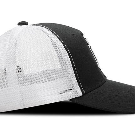 Gorra Atlético Nacional Oficial de Malla escudo Negro/Blanco