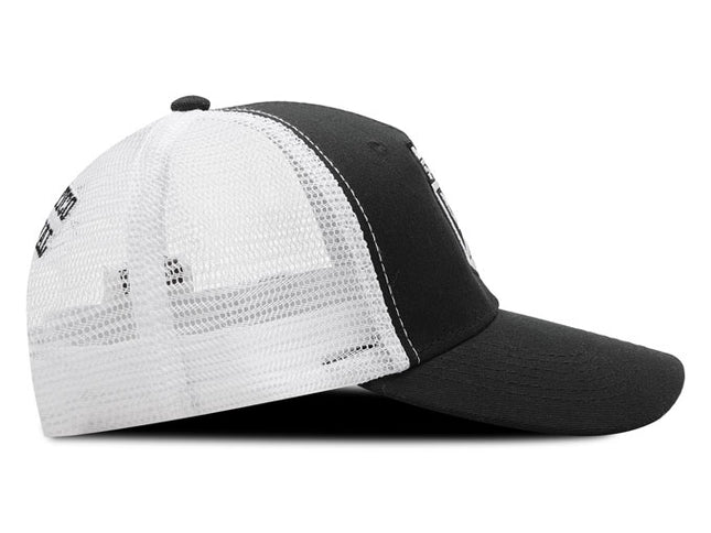 Gorra Atlético Nacional Oficial de Malla escudo Negro/Blanco