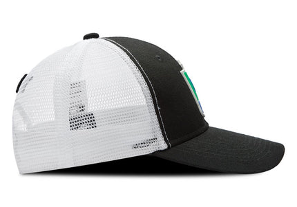 Gorra Once Caldas Oficial Malla Negra/Blanca oto-108