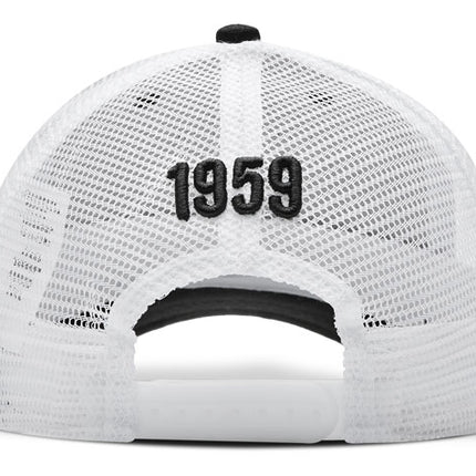 Gorra Once Caldas Oficial Malla Negra/Blanca oto-108