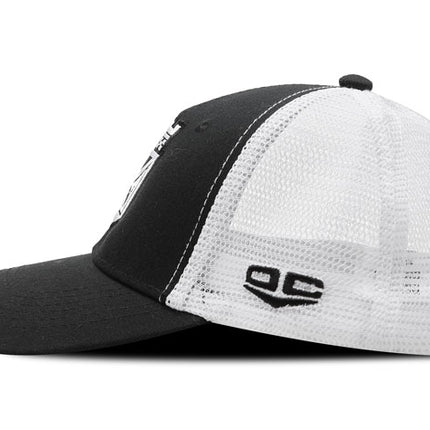 Gorra Atlético Nacional Oficial de Malla escudo Negro/Blanco