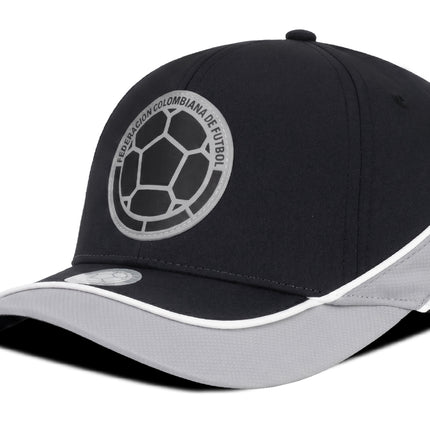 Gorra Oficial FCF Selección Colombia retro negro/gris