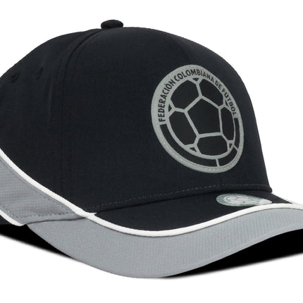 Gorra Oficial FCF Selección Colombia retro negro/gris