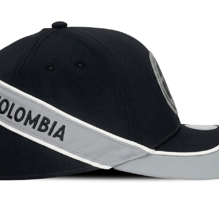 Gorra Oficial FCF Selección Colombia retro negro/gris