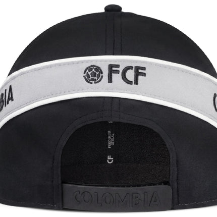 Gorra Oficial FCF Selección Colombia retro negro/gris