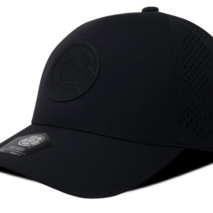 Gorra Oficial FCF Selección Colombia tono a tono negro