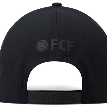 Gorra Oficial FCF Selección Colombia tono a tono negro