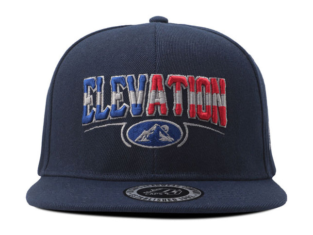 Gorra plana DJ caps Elevation azul