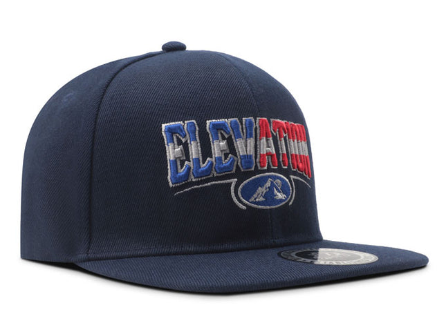 Gorra plana DJ caps Elevation azul