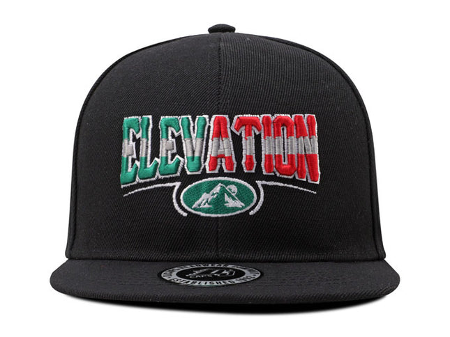 Gorra plana DJ caps Elevation negro