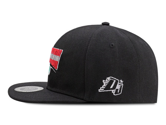 Gorra plana DJ caps Elevation negro