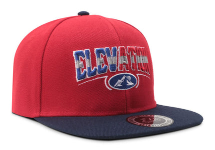Gorra plana DJ caps Elevation roja