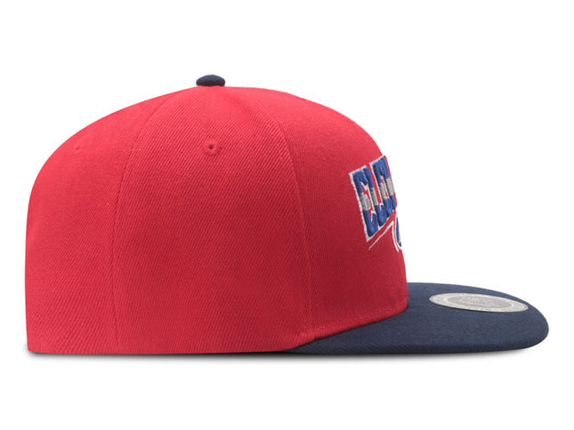 Gorra plana DJ caps Elevation roja
