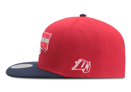 Gorra plana DJ caps Elevation roja