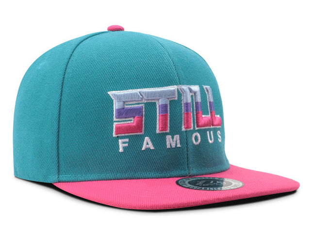 Gorra plana DJ Still Famous aguamarina