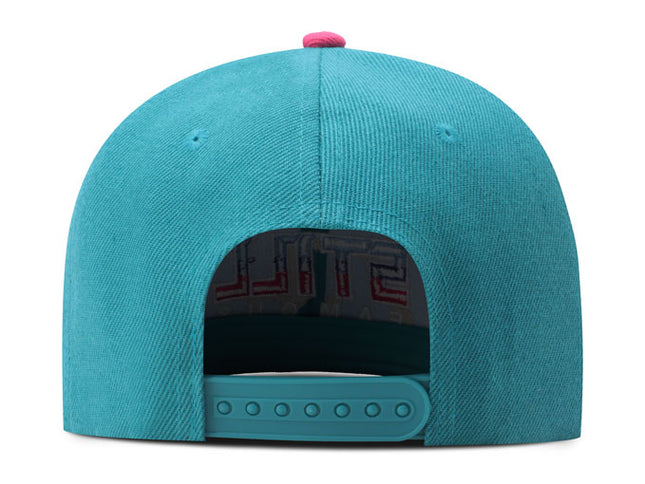 Gorra plana DJ Still Famous aguamarina