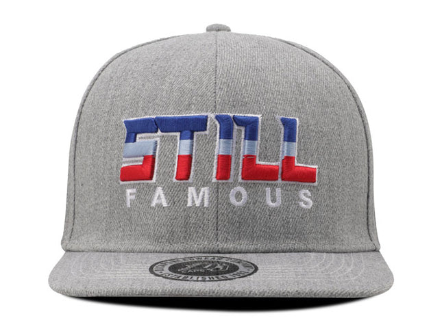 Gorra plana DJ Still Famous gris