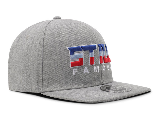 Gorra plana DJ Still Famous gris