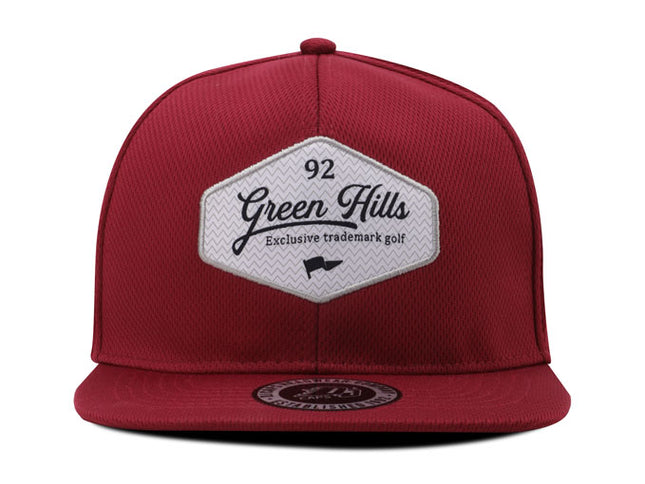 Gorra plana DJ Green Hills rojo