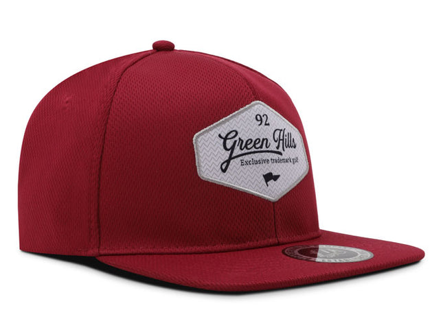 Gorra plana DJ Green Hills rojo