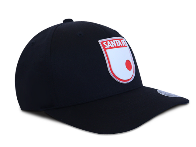 Gorra Independiente Santa Fe Oficial Premium Flexfit 110 negra