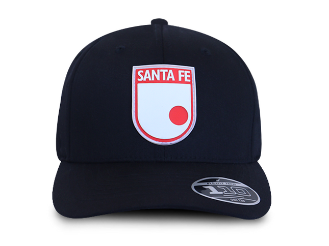 Gorra Independiente Santa Fe Oficial Premium Flexfit 110 negra