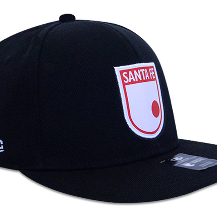 Gorra Independiente Santa Fe Oficial Plana negra Edición especial limitada