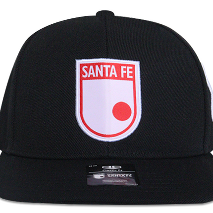 Gorra Independiente Santa Fe Oficial Plana negra Edición especial limitada