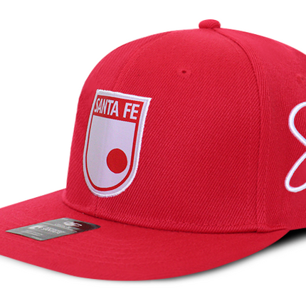 Gorra Independiente Santa Fe Oficial Plana roja Edición especial limitada