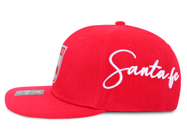 Gorra Independiente Santa Fe Oficial Plana roja Edición especial limitada