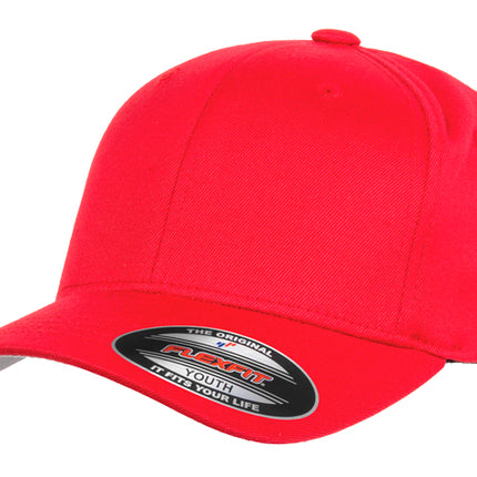 Gorra Flexfit 6277 Original Cerrada Roja