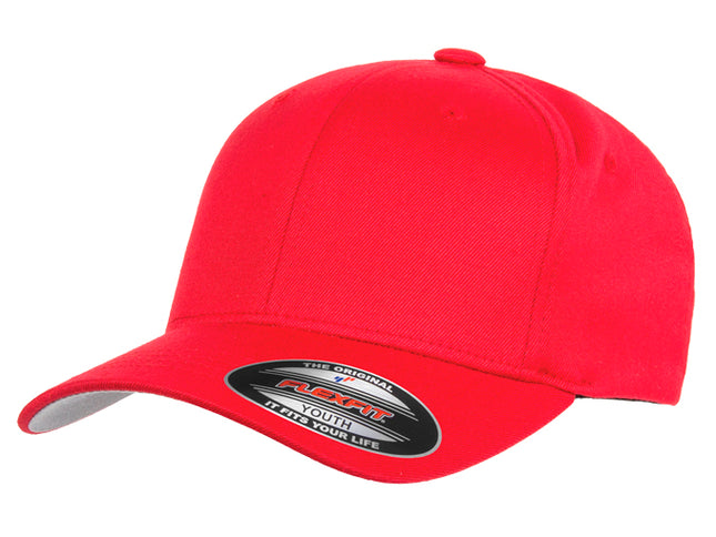 Gorra Flexfit 6277 Original Cerrada Roja