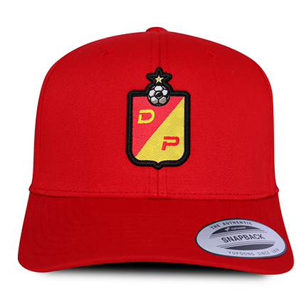 Gorra Deportivo Pereira Oficial OC Caps Flexfit 6389 premium Roja