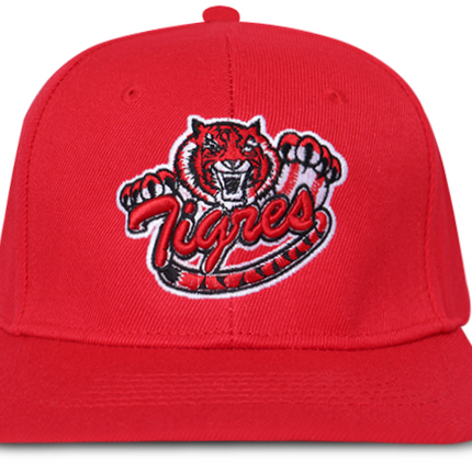 Gorra Tigres de Cartagena Oficial Fanáticos Roja Plana