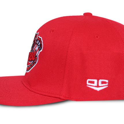 Gorra Tigres de Cartagena Oficial Fanáticos Roja Plana