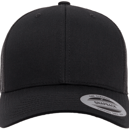 Gorra Flexfit 6606 Retro trucker negro