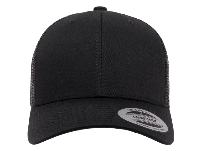Gorra Flexfit 6606 Retro trucker negro